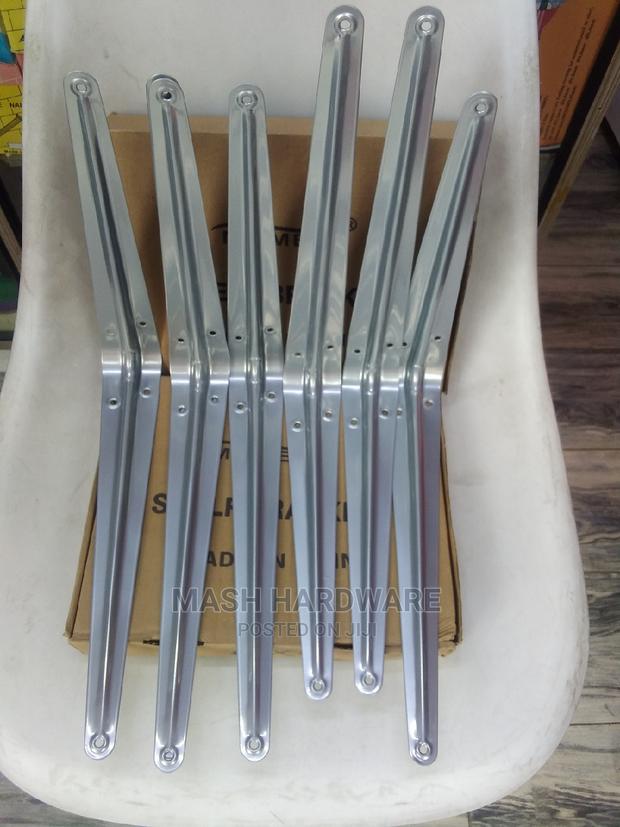 10*12 Grey Shelf Brackets - main view