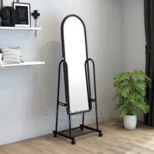 Dressing Mirror With Wheels(White,Black And Pink)