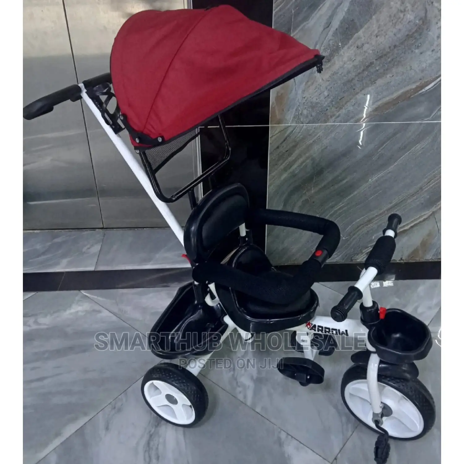 Push Tricycle With Parental Control/Canopy
