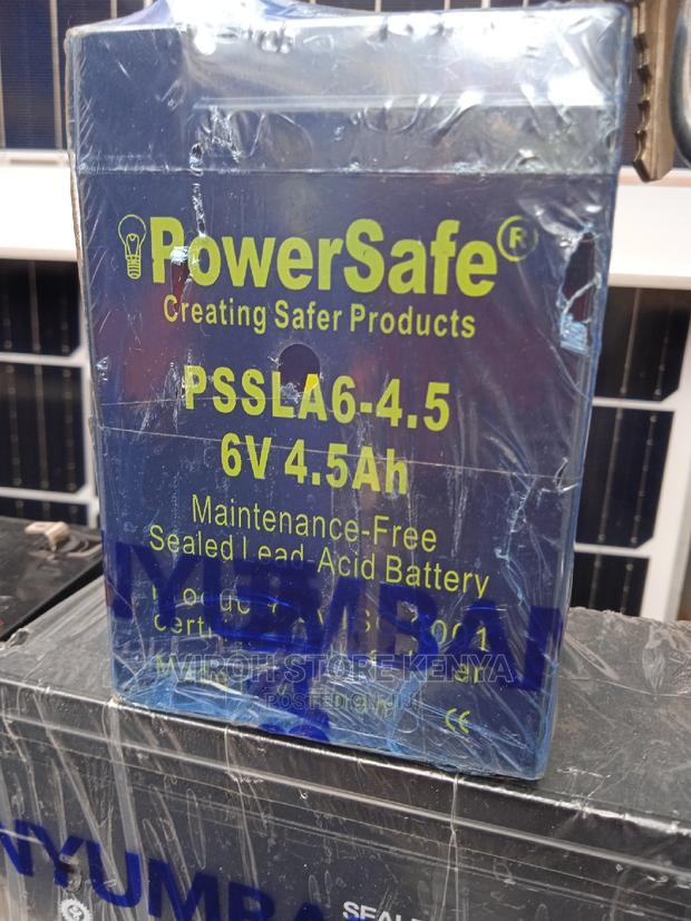 Powersafe 6V Battery Rechargeable 4.5AH Lead Battery