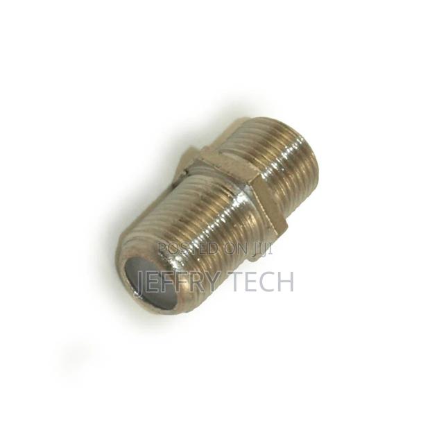Coax Coupler Adapter for RG59 / RG6 F-Type Cables Nickel Pla - thumbnail 2
