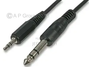 3.5 Mm Stereo Jack Plug Small to Big 1/4" 6.35mm Stereo Jack