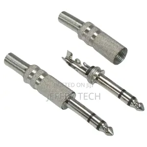 3.5mm Metal Stereo Plug Metal Housing W/Spring Strain Relief