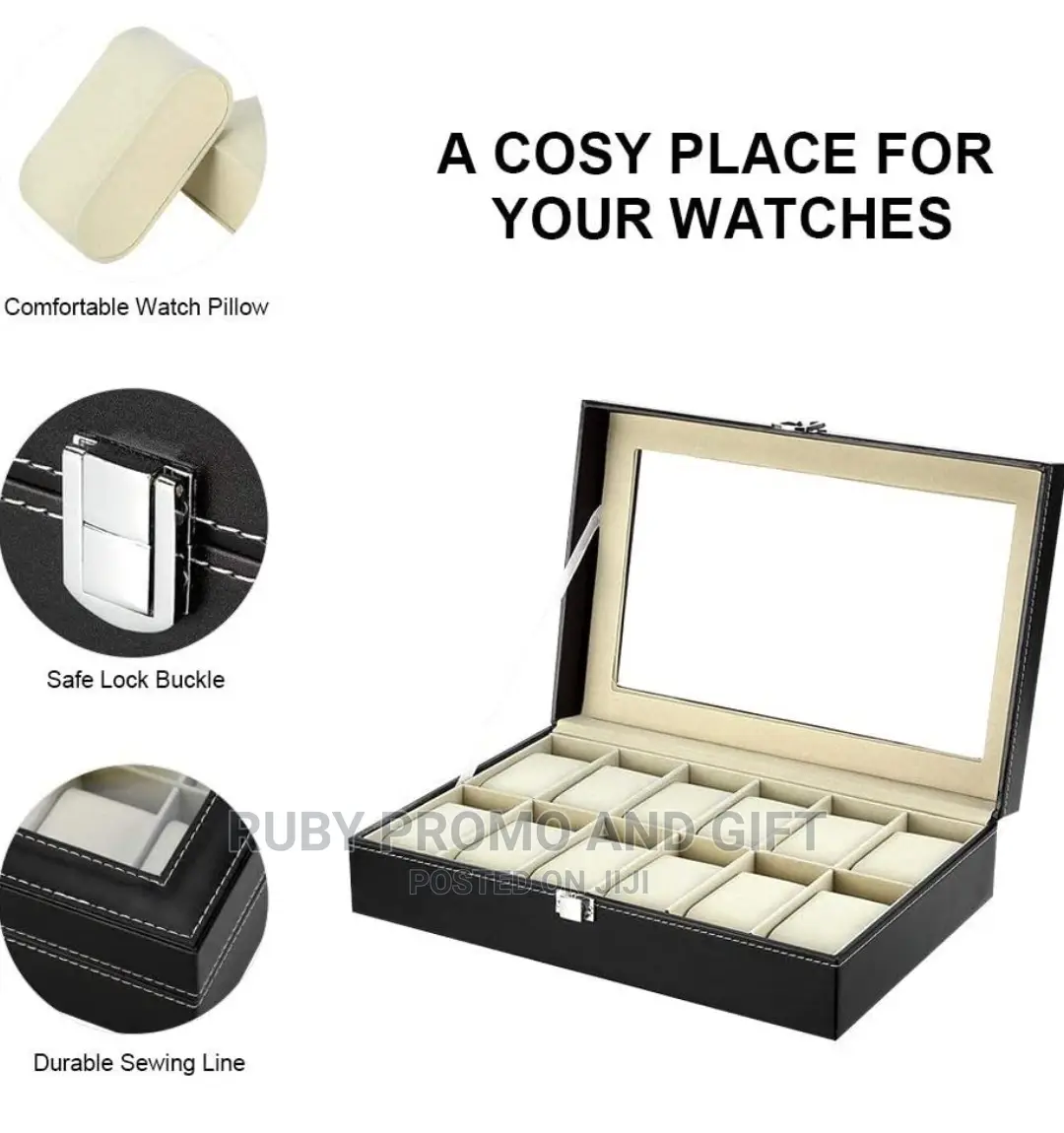10 Slots Watch Organizer Gift Set