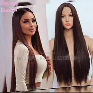 Classy Ladies Semi Human Straight and Long Wig - thumbnail 2