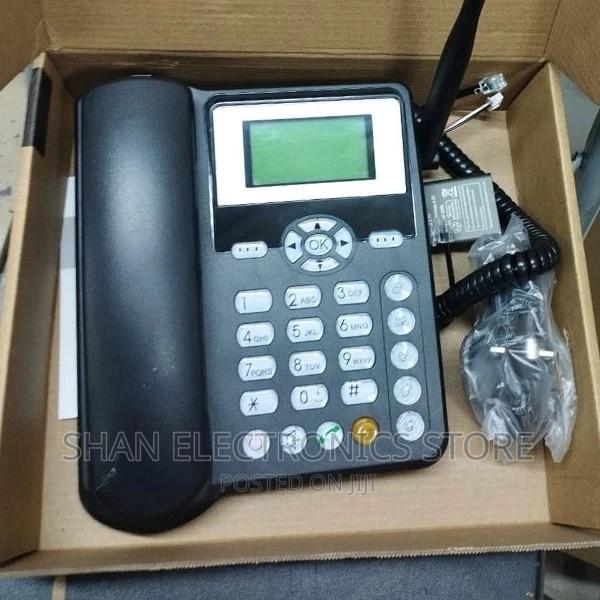 Black Huawei *GSM Landline Desktop Phone - main view