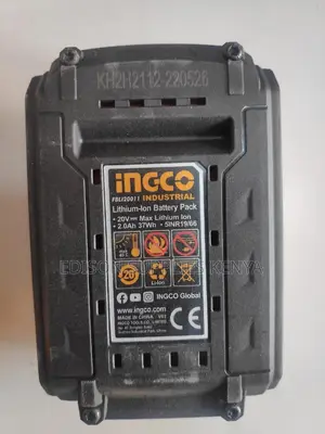 Ingco Lithium Ion Battery Pack 20v 2.0ah Ingco Power Tools