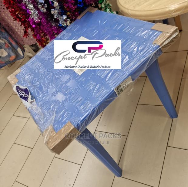 4 Seater Square Plastic Table - thumbnail 2