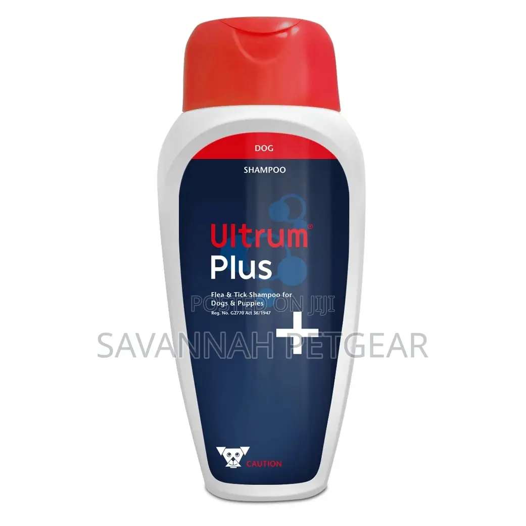 Ultrum Plus Flea and Tick Shampoo for Dogs Puppies 250ml