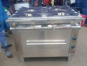 Gas Cooker and Stainless Steel Oven