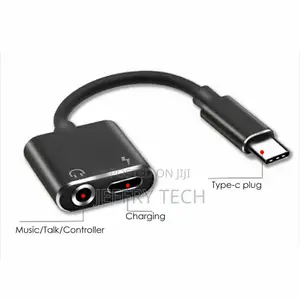 Charger and Headphone 2 in 1 USB Type C to 3.5mm Aux Audio C
