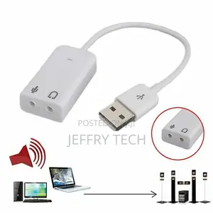 External USB 2.0 3D Virtual 7.1 Channel Audio Sound Card Ada