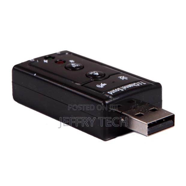 USB 2.0 External 7.1 Channel 3D Virtual Audio Sound Card Mic - thumbnail 3