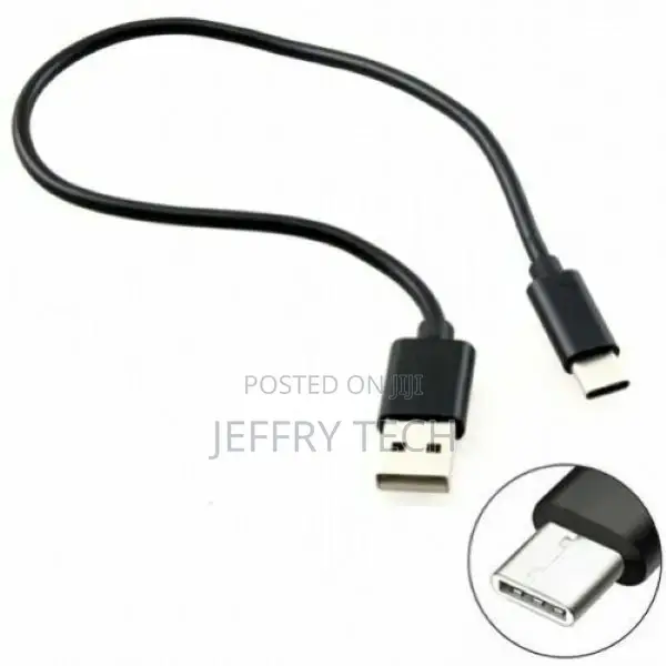7 Inch Short USB-C to USB-A Fast Charging Cable Quick Charge