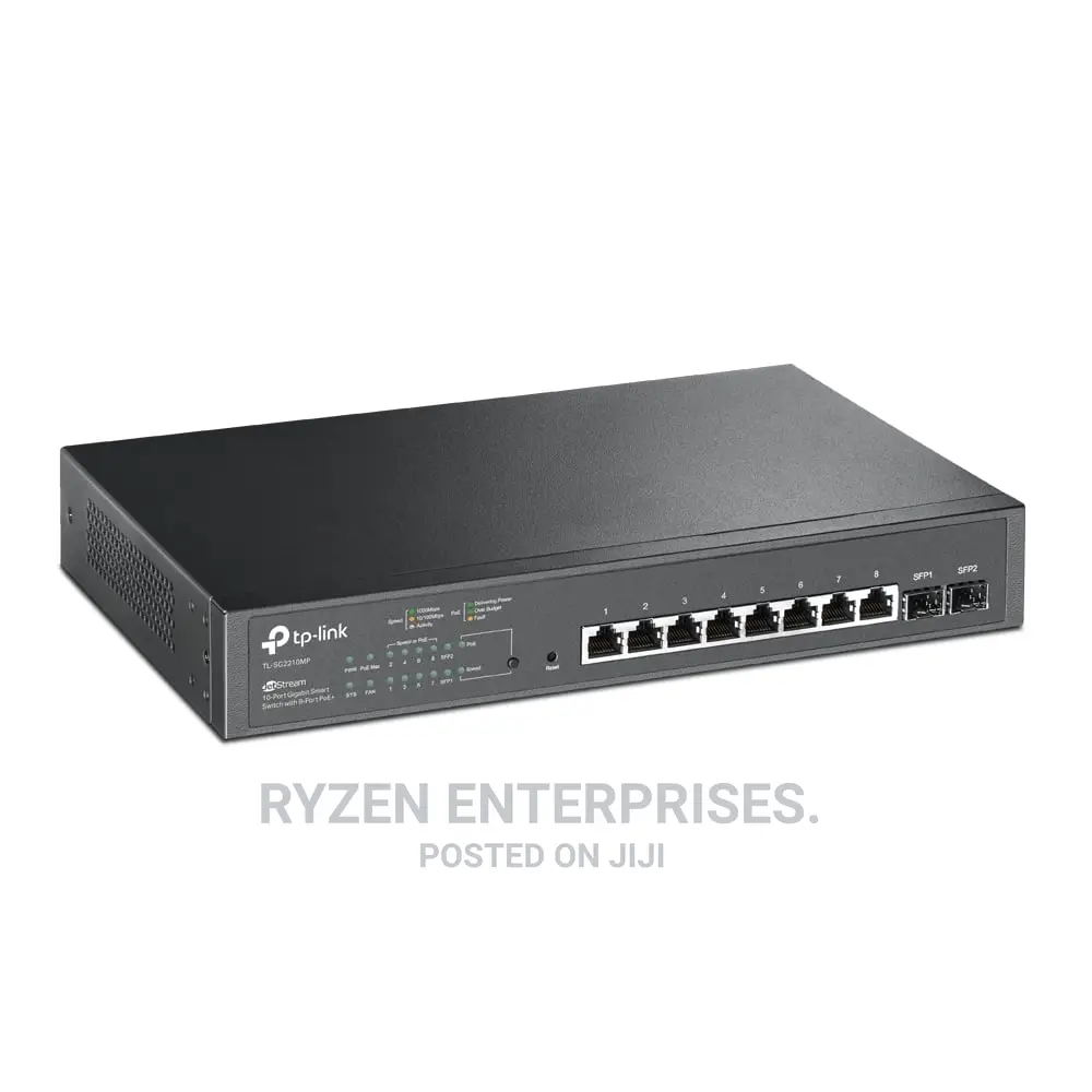 TP-Link Tl-Sg2210p Jetstream 10-Port Gigabit Smart Switch