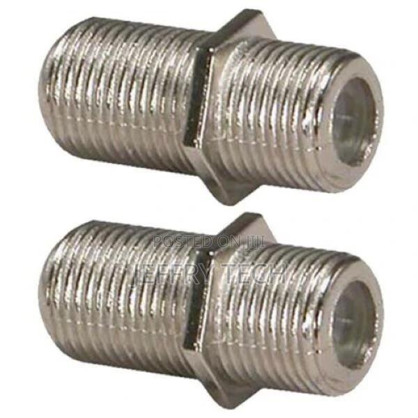 2x F-Type Female to Female F/F Dual Inline Coax Cable Couple
