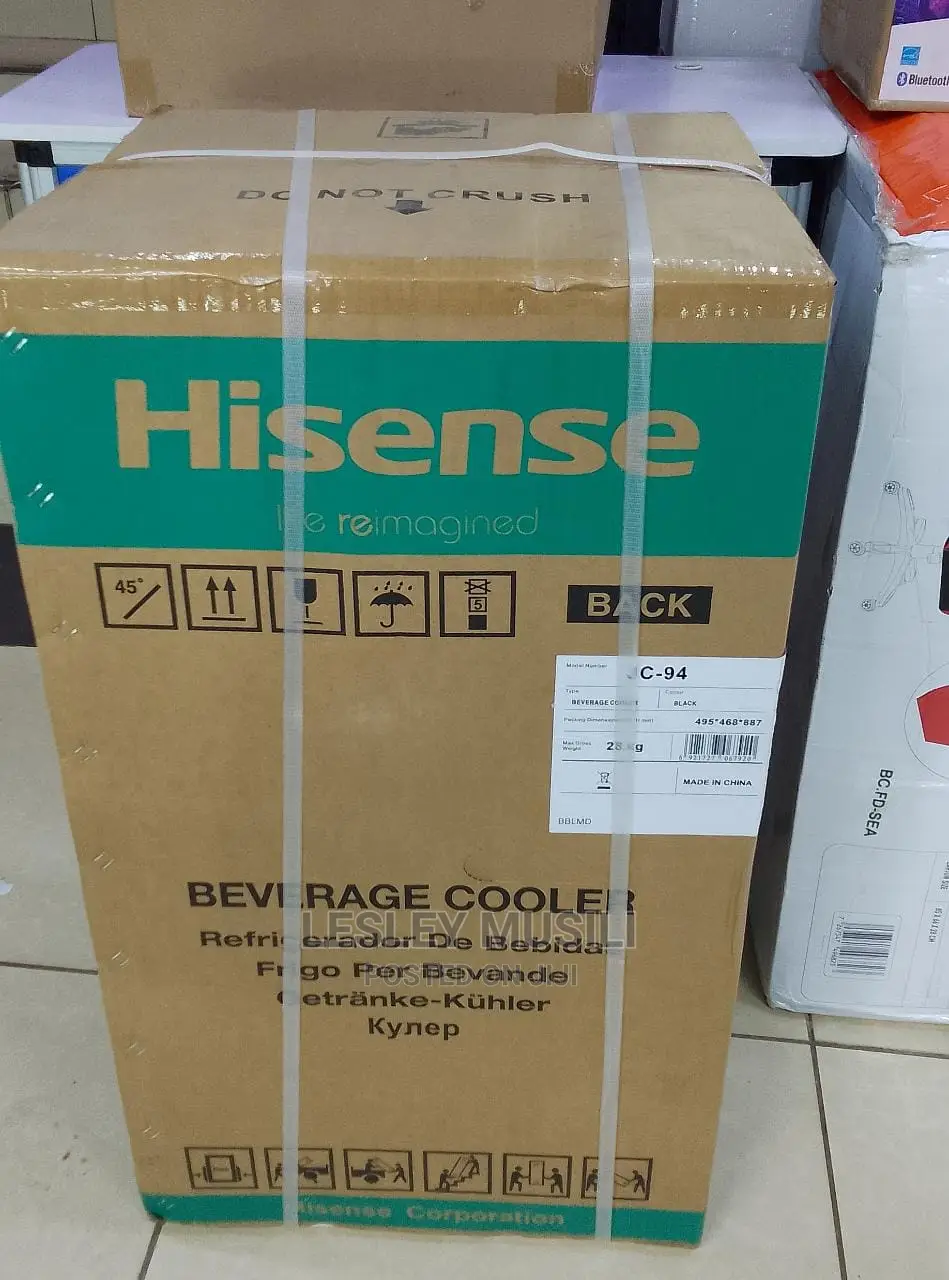 Hisense 91L Beverage Cooler-Glass Door JC-94