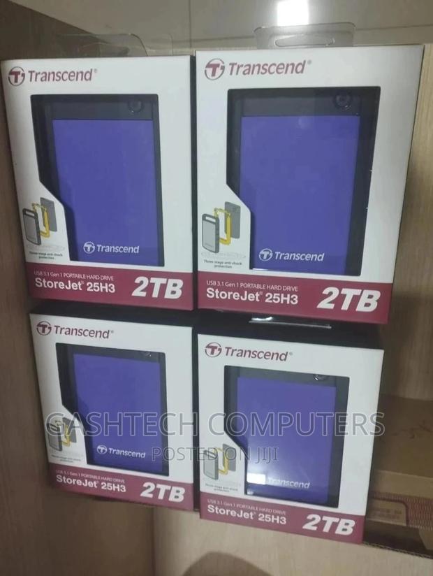 Transcend 2tb External HDD 2tb - Purple - main view