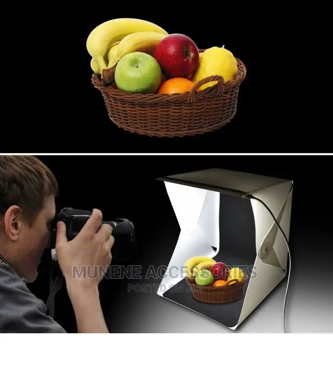 40CM Photo Studio Light Box Folding Photography 2 BACK COLOR