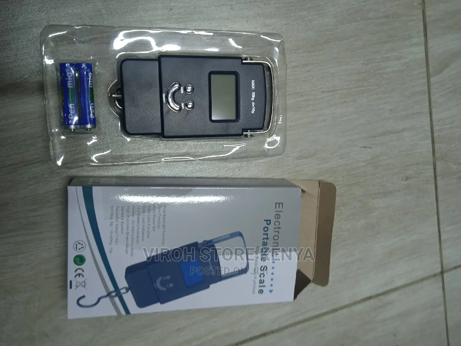 Electronic Store Hanging Digital Scale 50kgs+ AAA Batteries