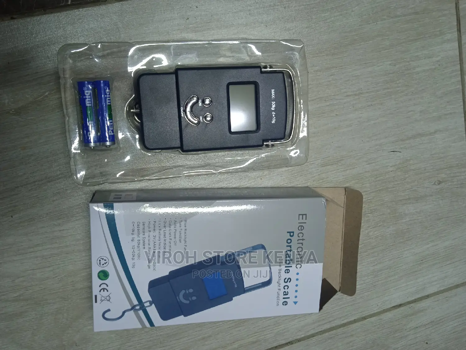 Electronic Store Hanging Digital Scale 50kgs+ AAA Batteries