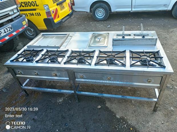 Commercial Combined Cooking Range - main view