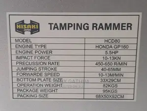 Tamping Rammer Hisaki