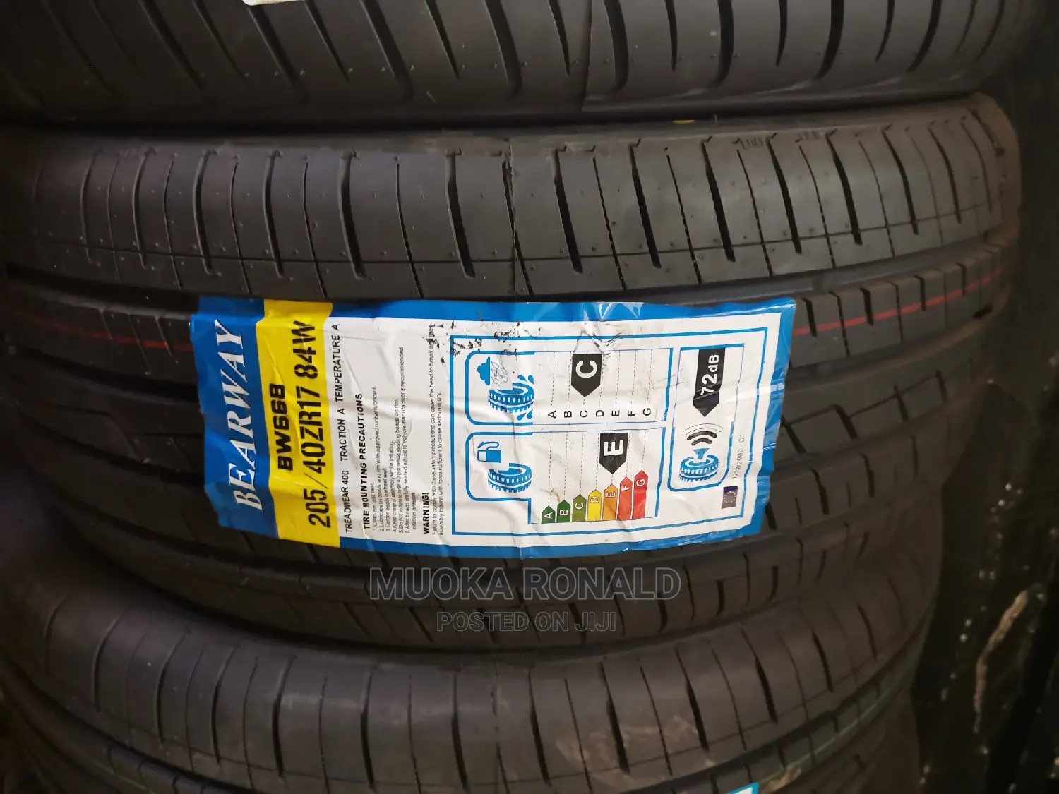 205/40r17 Bearway Tyre