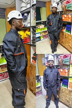 Denim Cargo Overall