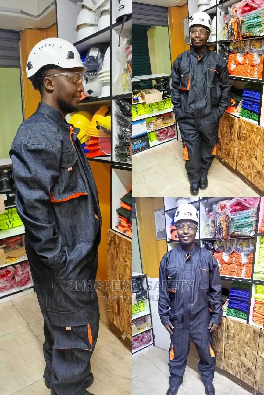 Denim Cargo Overall