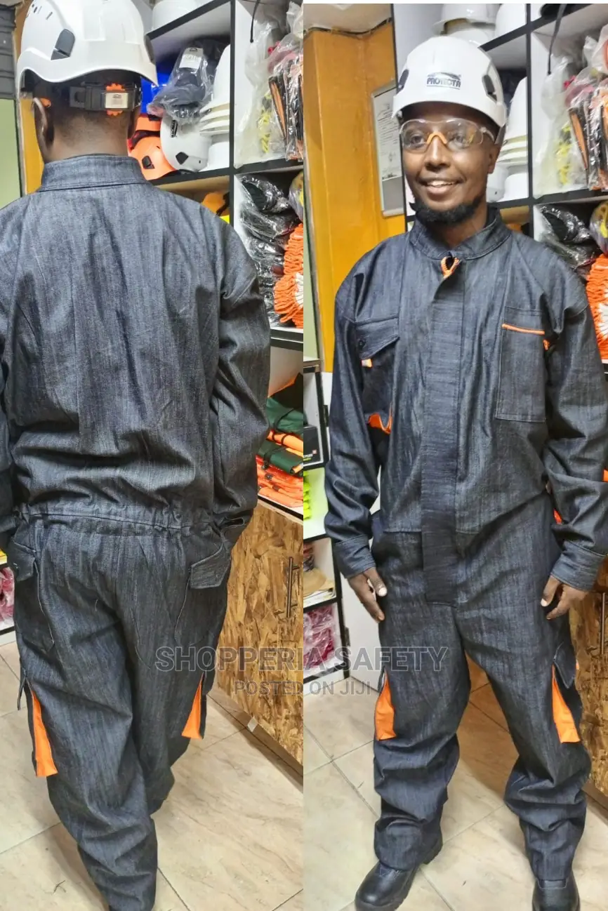 Denim Cargo Overall