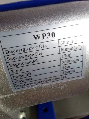 3inch Tlac High Pressure Water Pump