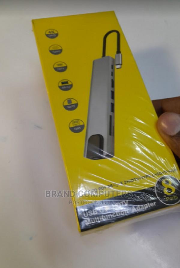 8 in 1 Type C Adapter With HDMI Port Ethernet RJ45 - main view