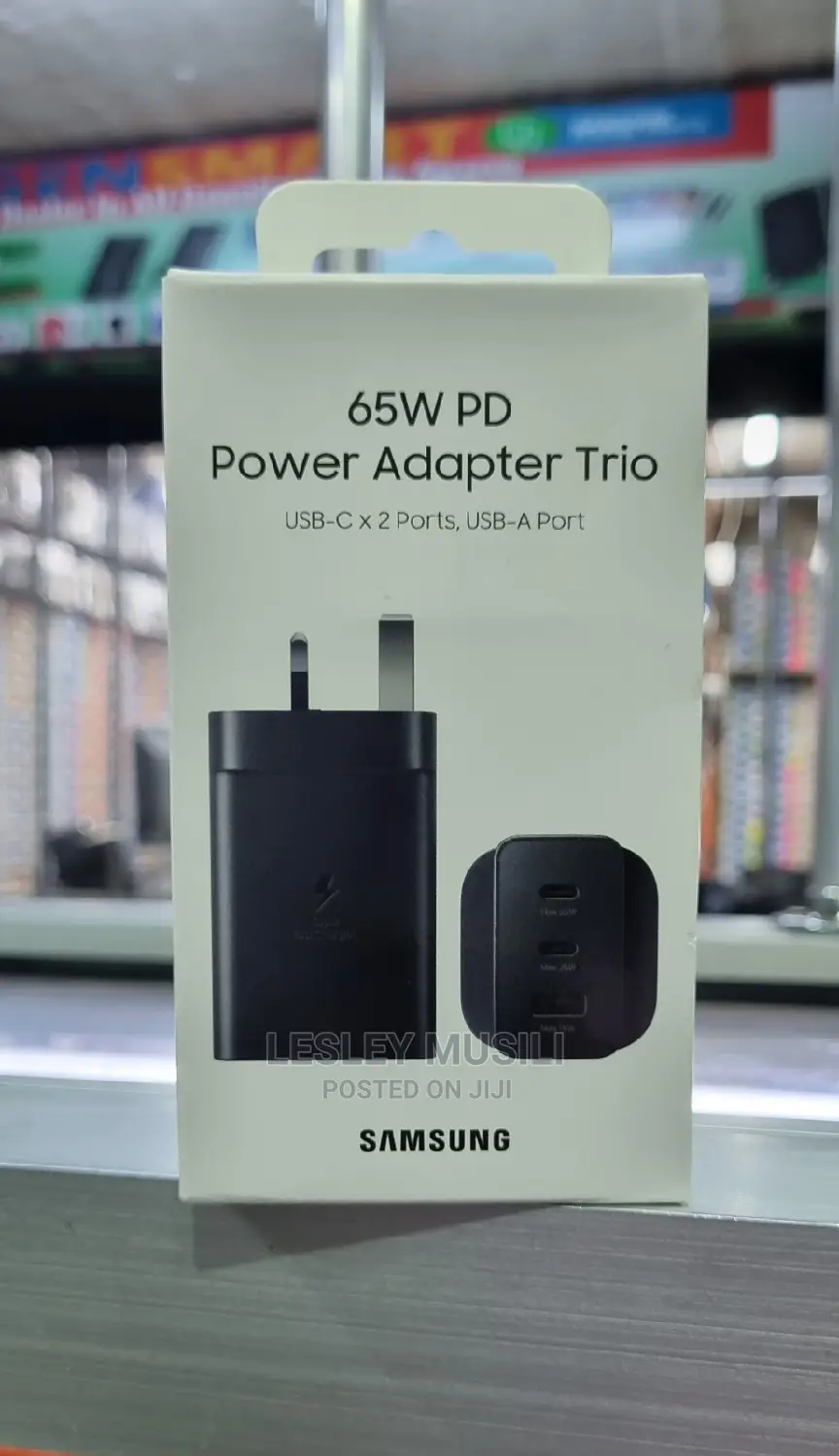 Samsung 65W Power Adapter Trio Usb-C×2 Ports