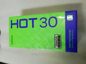 New Infinix Hot 30 256 GB Black