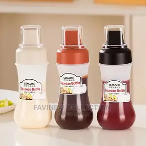 Squeeze Condiment Bottles With Nozzles