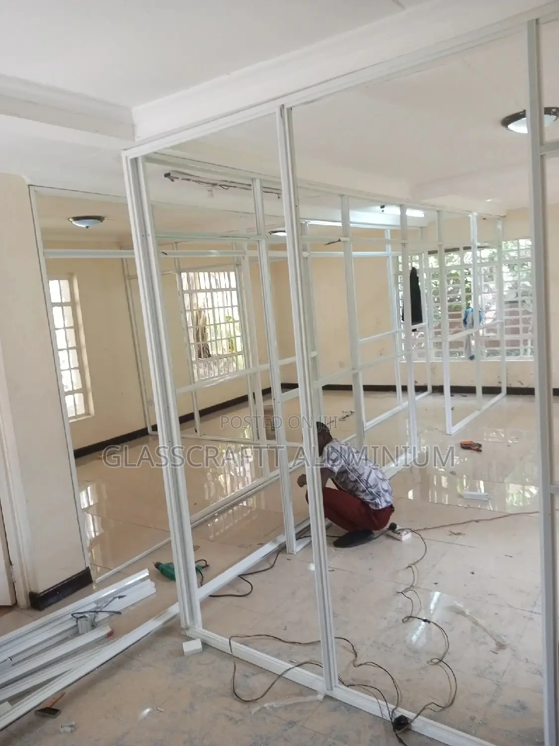 Glass Wall Partition