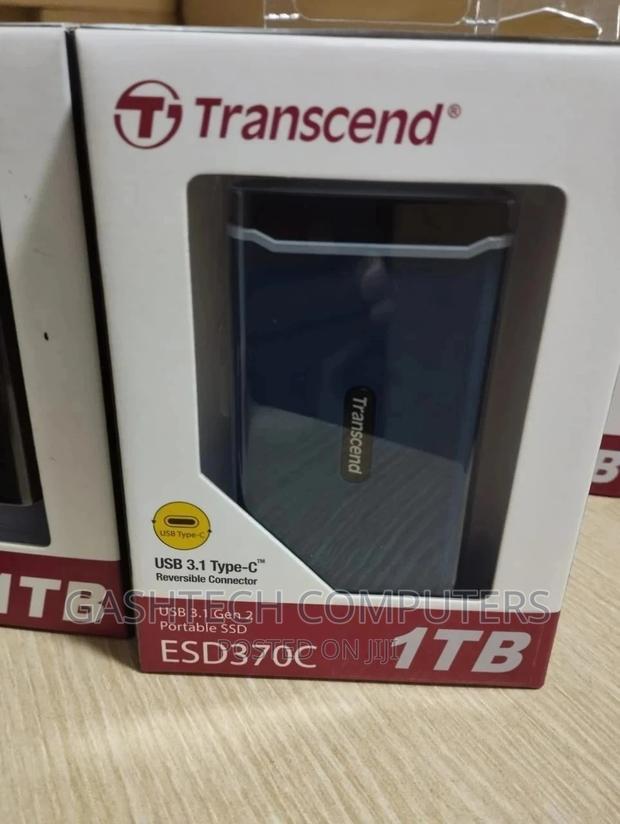 Transcend ESD370C Portable External SSD 1TB - Navy Blue