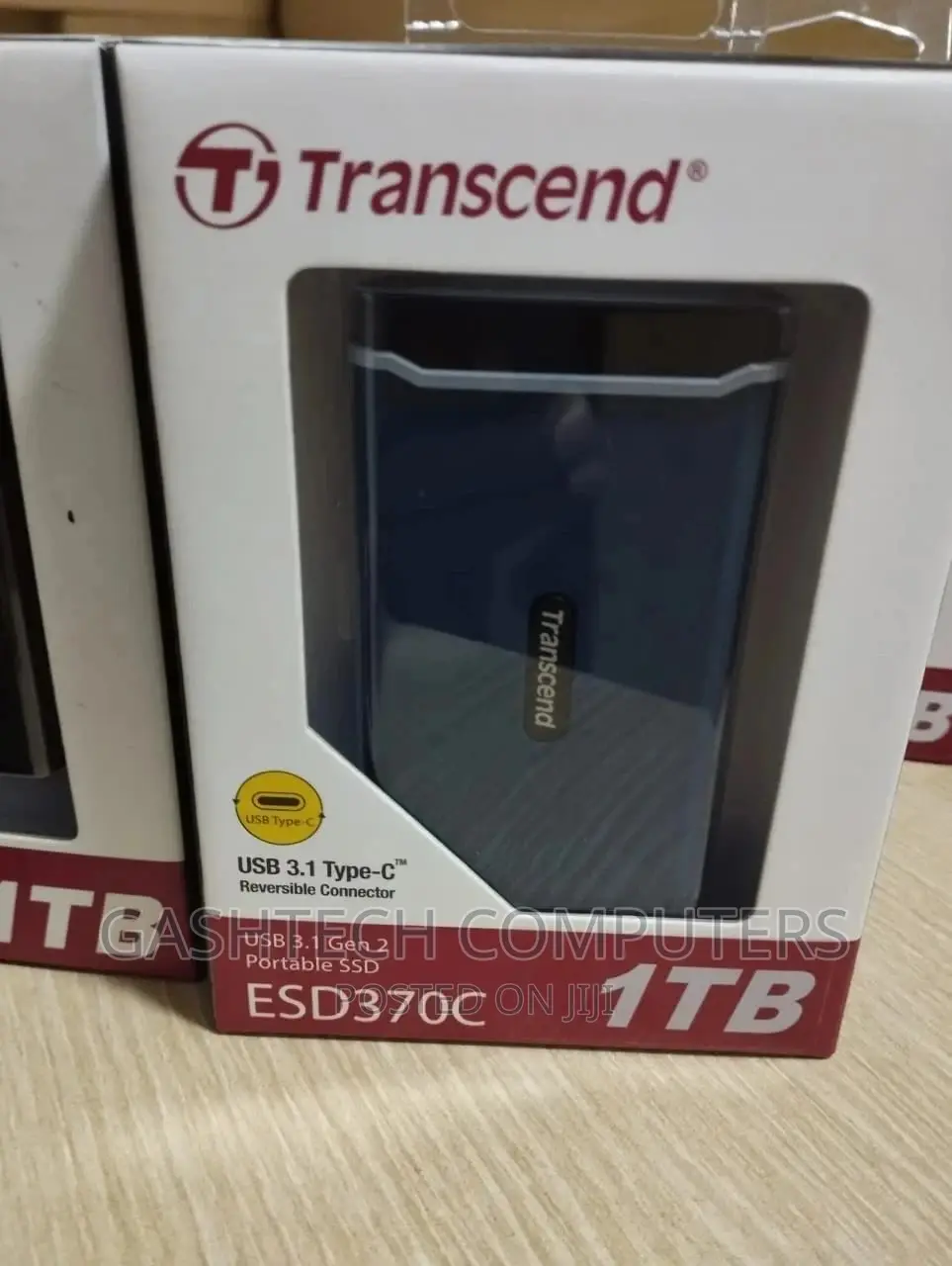 Transcend ESD370C Portable External SSD 1TB - Navy Blue