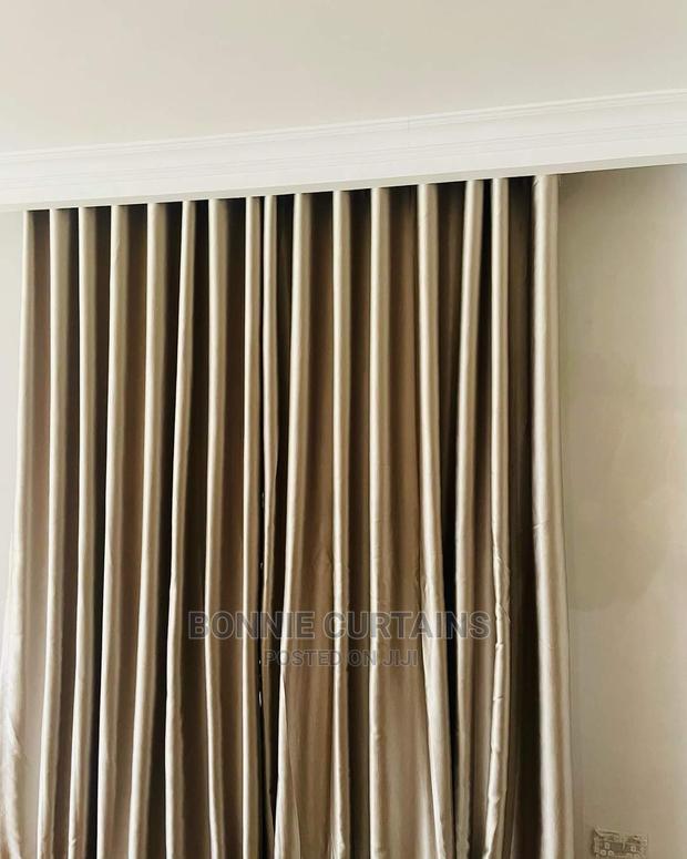 Pink Modern Curtains and White Sheers - thumbnail 3