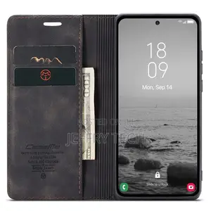 Samsung Galaxy A54 Flip Vintage Case - Black