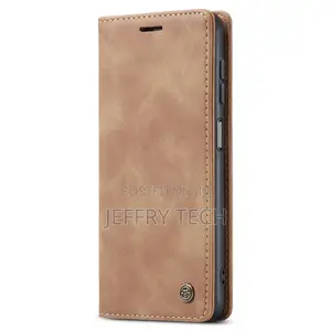 Samsung Galaxy A34 5G Flip Vintage Case - Brown