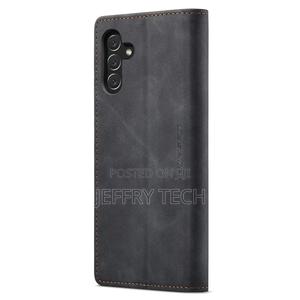Samsung Galaxy A24 4G Flip Vintage Case - Black - thumbnail 2