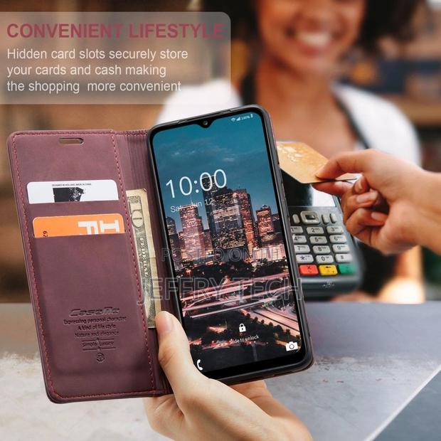 Samsung Galaxy A24 4G Vintage Case - Wine Red - thumbnail 4