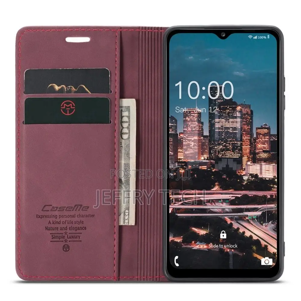Samsung Galaxy A24 4G Vintage Case - Wine Red