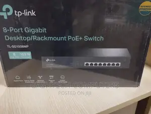 Tl-Sg1008mp Desktop/Rackmount Switch With 8-Port Poe+