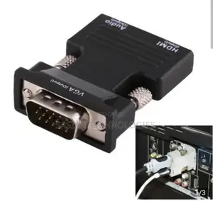 HDMI to VGA Connector With Audio