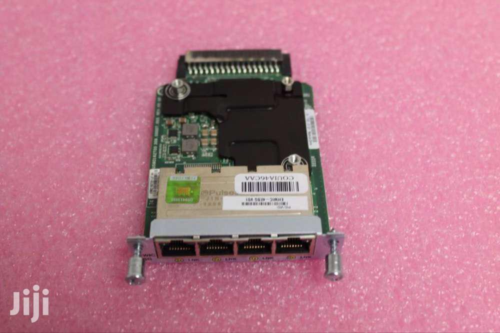 Cisco EHWIC-4ESG 4-Port Gigabit Ethernet 1 Year Warranty
