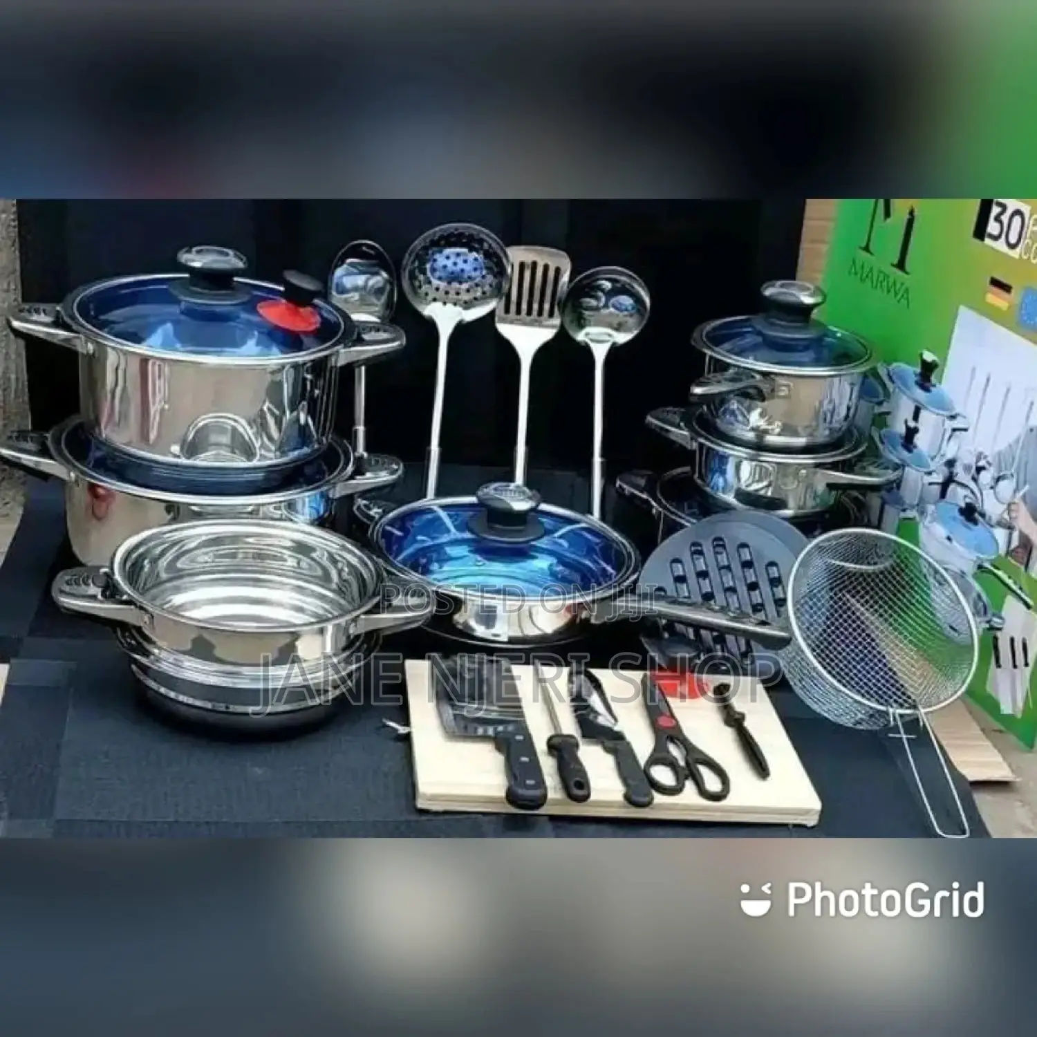 Marwa 30 Pieces Cookware