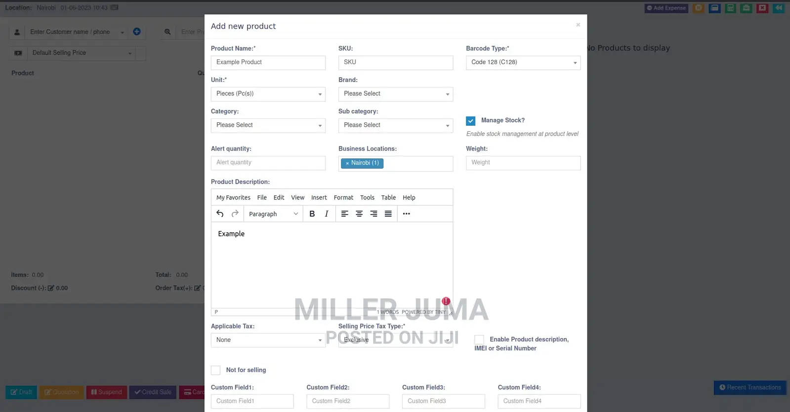 Point of Sale(Pos) Software